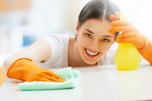 Move in cleaning service preparing a new home for residents