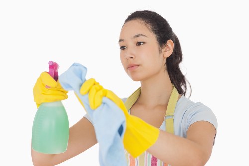 Bathroom sanitizing as part of end of tenancy cleaning