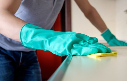 Final sparkle clean after renovation with polished surfaces