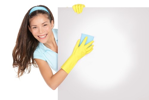 Professional office cleaning service in meeting and workspace areas